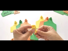 OEM ODMの家畜IDは11*7.5cm TPUの牛のための注文の耳札に付ける