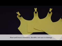 PPのPEの家畜IDは防止牛湿気のためのEngravableの耳札に付ける